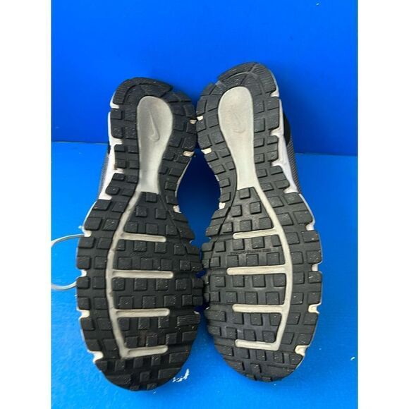 Nike Dual Fusion RN 386499-001 Men's Sz 12 Black Silver Gray Waffle Sole - Picture 5 of 6